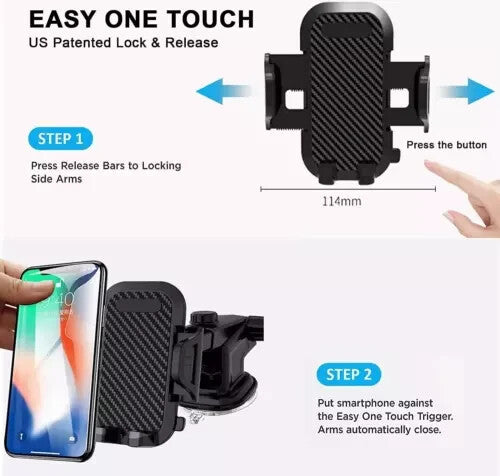 360°Car Phone Holder Universal Mount Mobile Windshield Dashboard/Air Vent desk