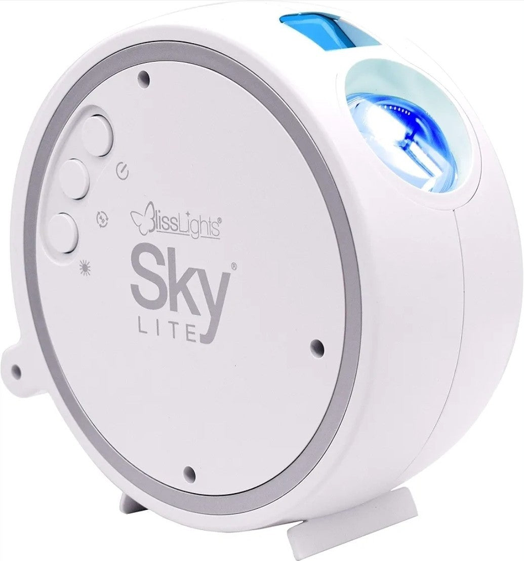 BlissLights Sky Lite Projector – Blue Stars / Blue Cloud Galaxy Lamp Night Light