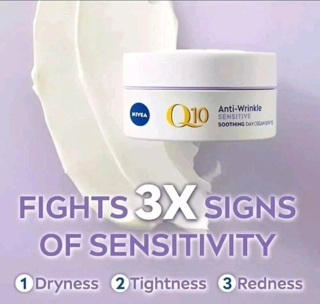 Nivea 50ml Q10 Anti-wrinkle Day Cream-50ml Q10 Night Cream Suitable For All Skin