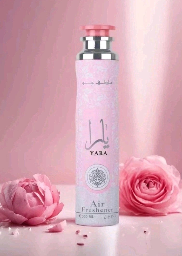 Yara Air Freshener by Lattafa 300ml – Long Lasting Fragrance Spray 100% Original