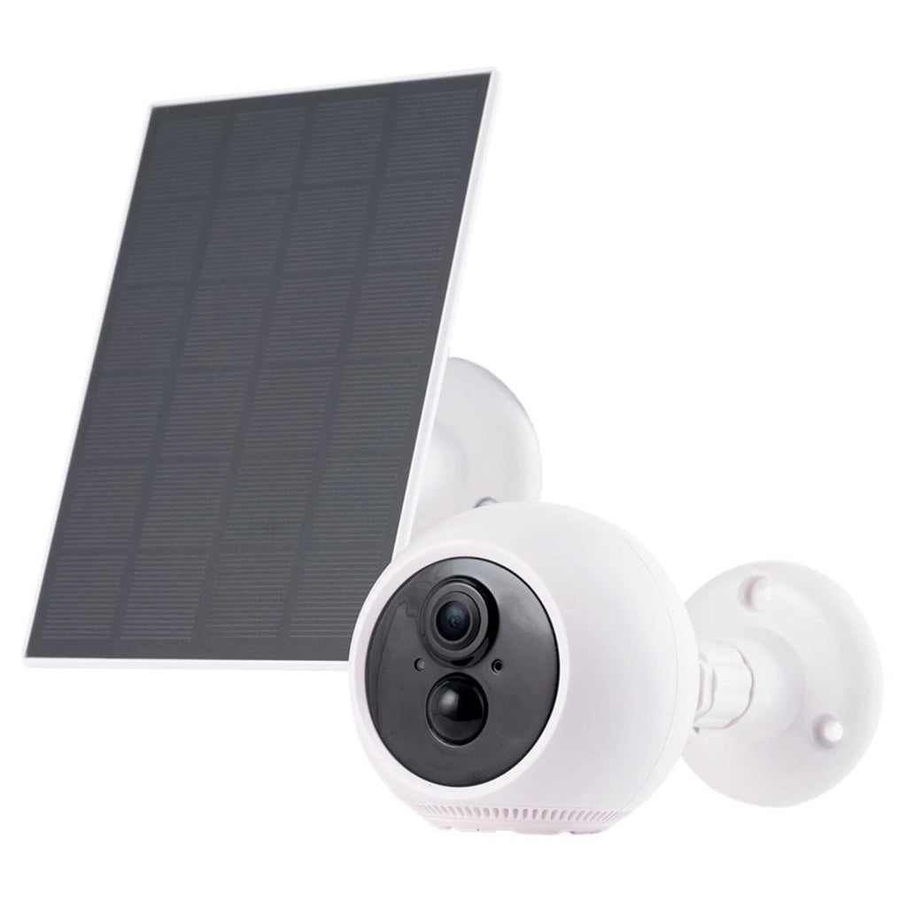 Smart Wifi CCTV Camera Rechargeable Battery & Solar Power 3MP 2K UHD 2 Way Audio