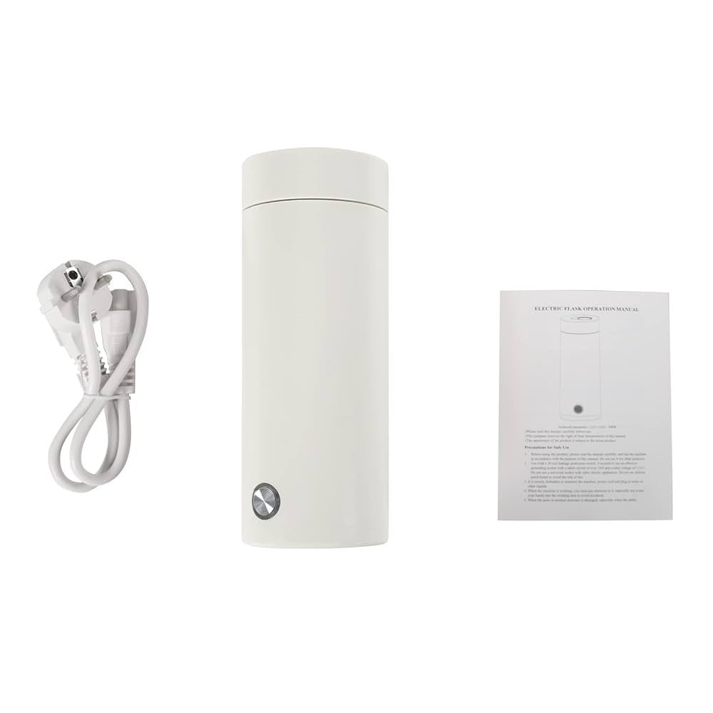 400ml Tea Pot Thermos Mini Portable Electric Travel Kettle Fast Water Boil Small