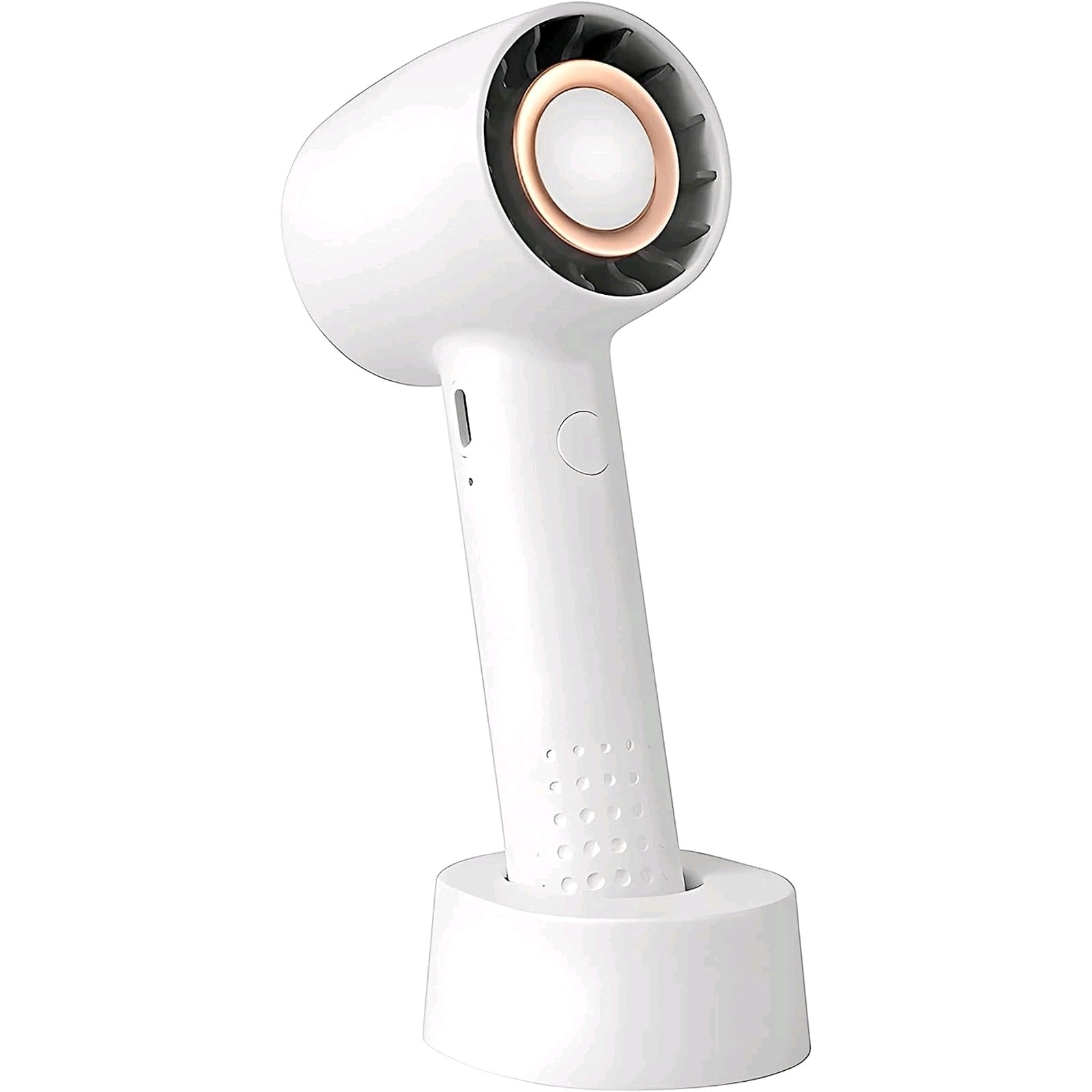 Portable Pocket Size Mini Handheld Rechargeable Fan In Blue  Indoor-Outdoor-Home