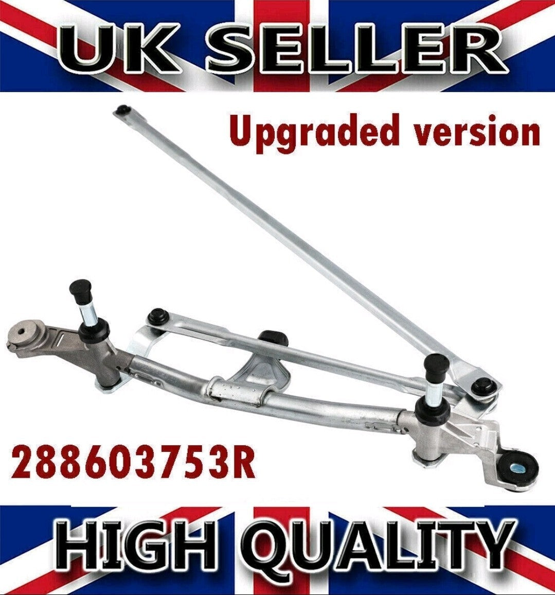 FRONT WIPER LINKAGE MECHANISM FOR 2013 TO 2020 RENAULT CLIO MARK IV UK