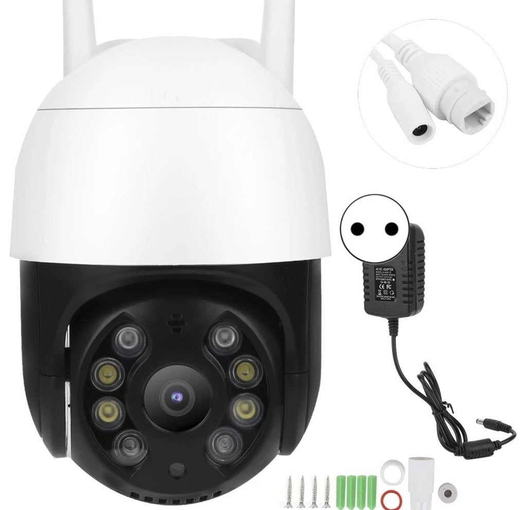1080P WiFi PTZ Security Camera Outdoor Night Vision 2-W Audio Motion Detect CCTV