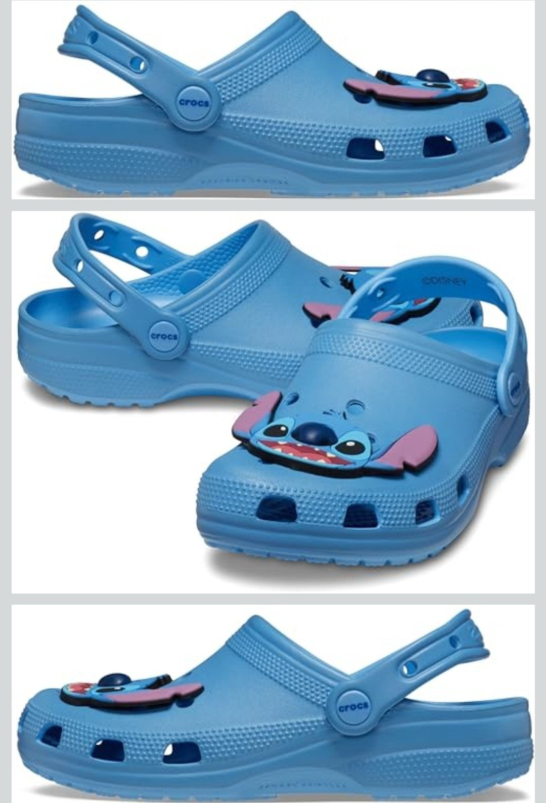 Stitch Character Blue Crocs - kids - Girls***