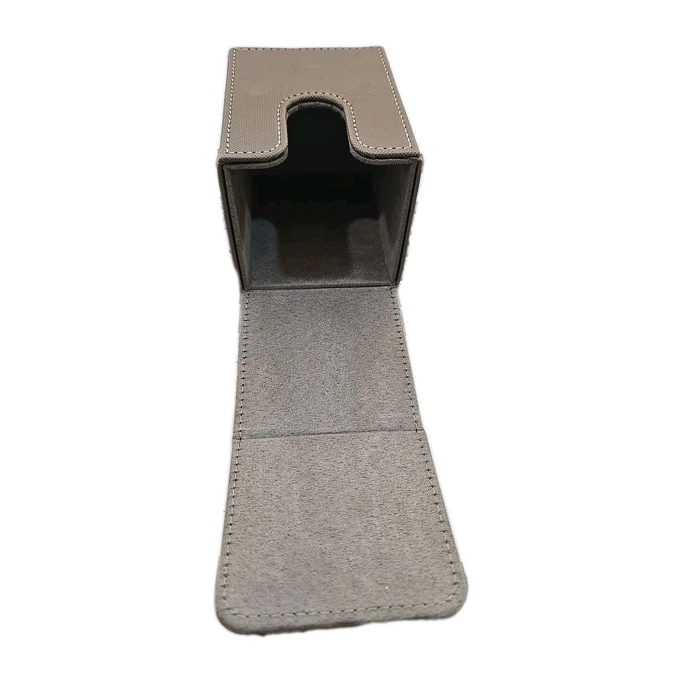 Premium Deck Boxes Card Holder - Strong Magnetic Clips - Single Grey 