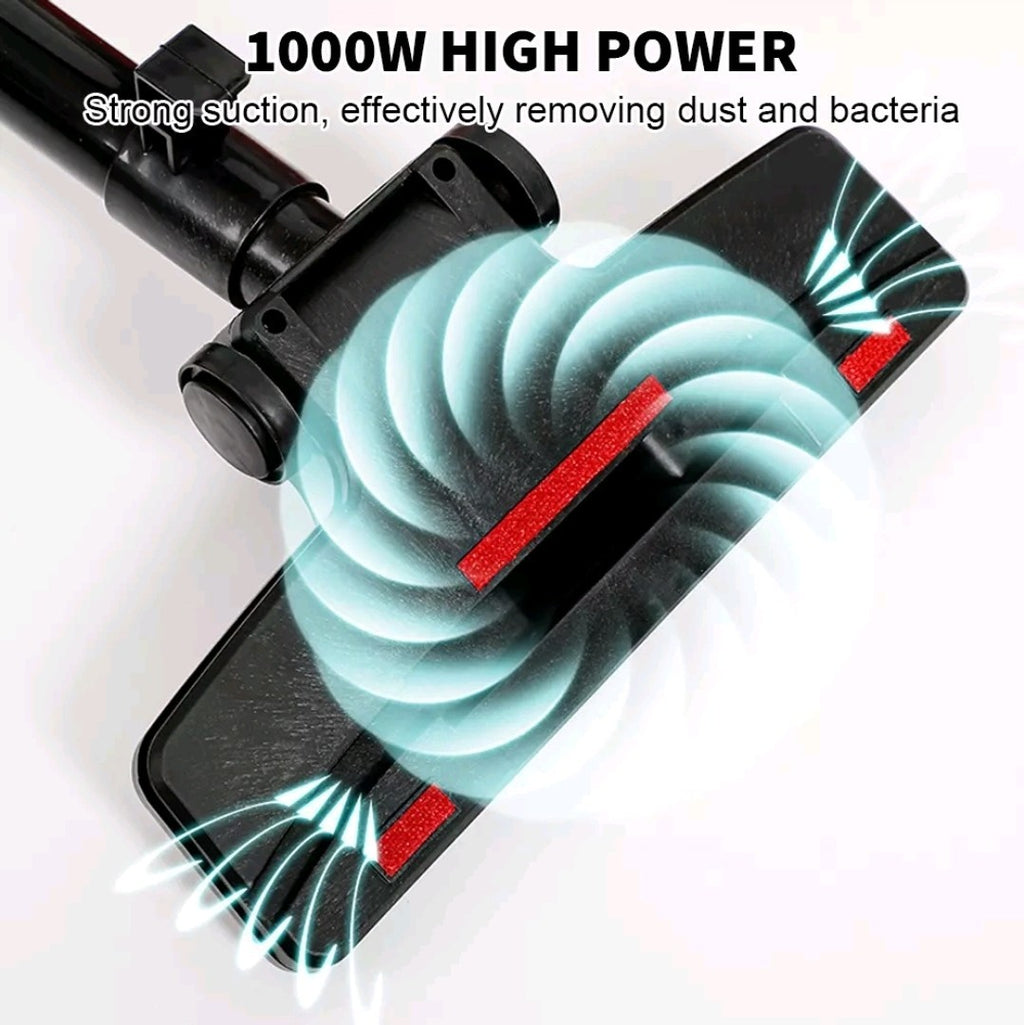 Bagless Cylinder Vacuum Cleaner 1000W Compact Lightweight Powerful Cyclonic Vac
