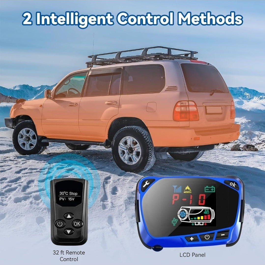 12V/24V Diesel Night Parking Heater 5KW Advanced Remote/Lcd,Car Truck Camper Van