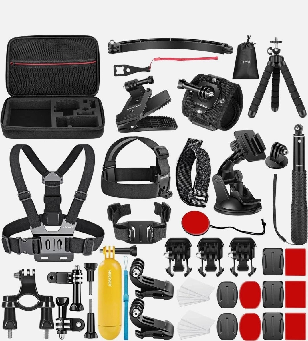 50-in-1 Action Camera Accessories Kit for GoPro Hero 12 11 10 9 8 7, Max, Fusion