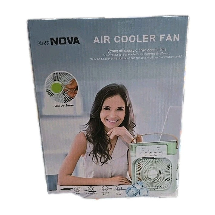 Portable Mini Air Cooler Mist Fan Humidifier – 3-in-1 Cooling Power for Any Room