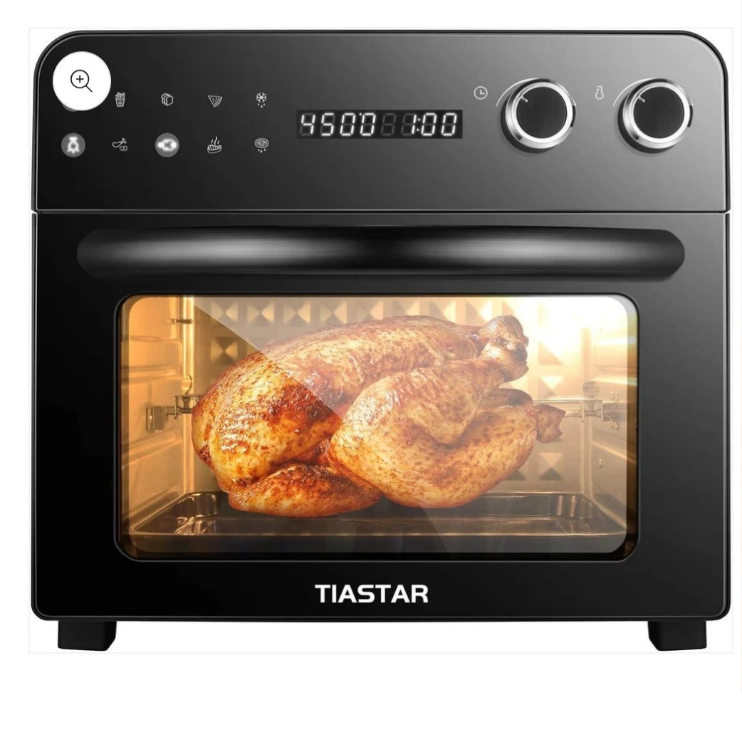 Tiastar Digital Air Fryer 23L Oven with LED Display Oil Free Cooking 1700W NEW