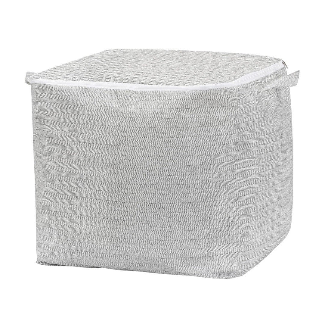 2 x Clothes Storage Bags With Zips Bedroom Large Collapsible Storage Bag 220L