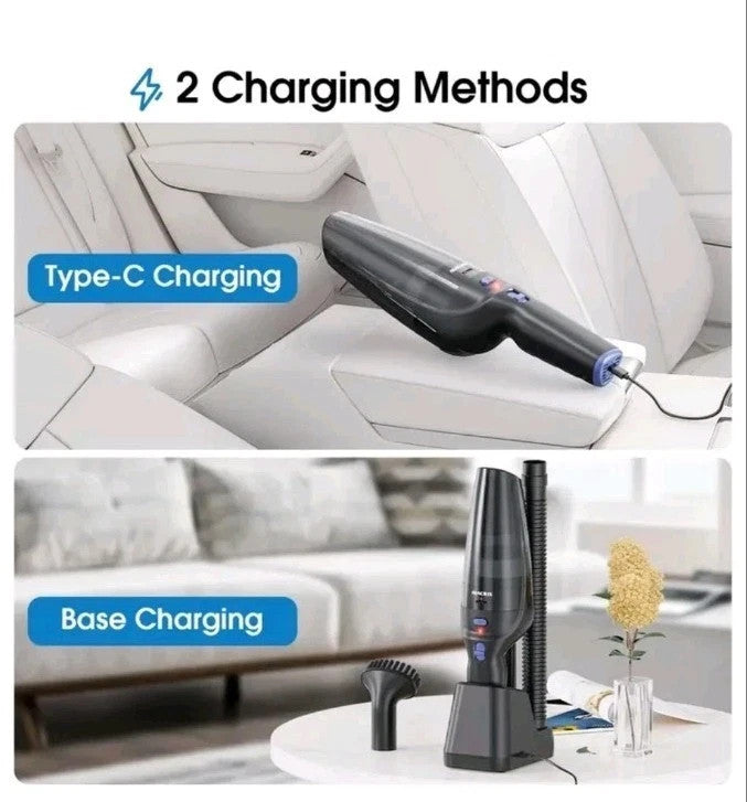 ALACRIS Cordless Handheld Vacuum Cleaner 9500PA – Powerful Suction, Charging Doc