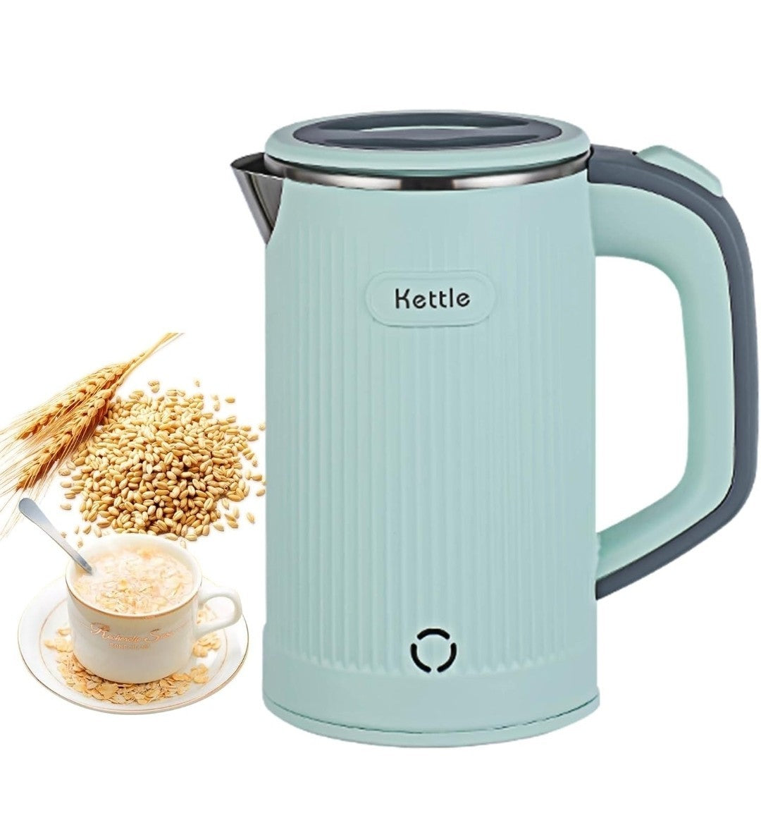 Green 0.8L Electric Kettle-600W Fast Boil, Portable, Energy Efficient  Auto shut