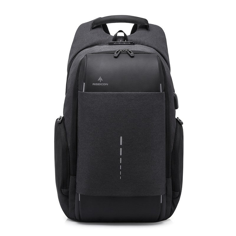 New Riseicon Liberty 1 Black  Anti theft USB charging waterproof laptop backpack