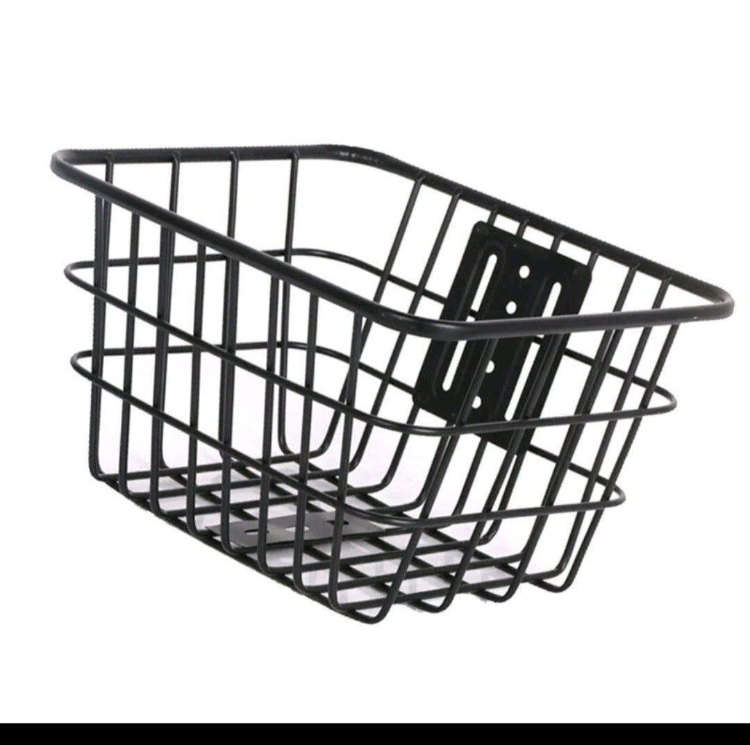 Bike Front Basket Universal Rustproof Strong Load Bearing Iron