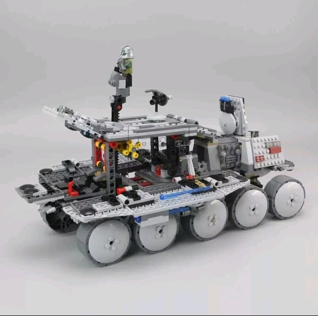 Star Wars Clone Turbo Tank Building Blocks Set MOC Bricks with Figures