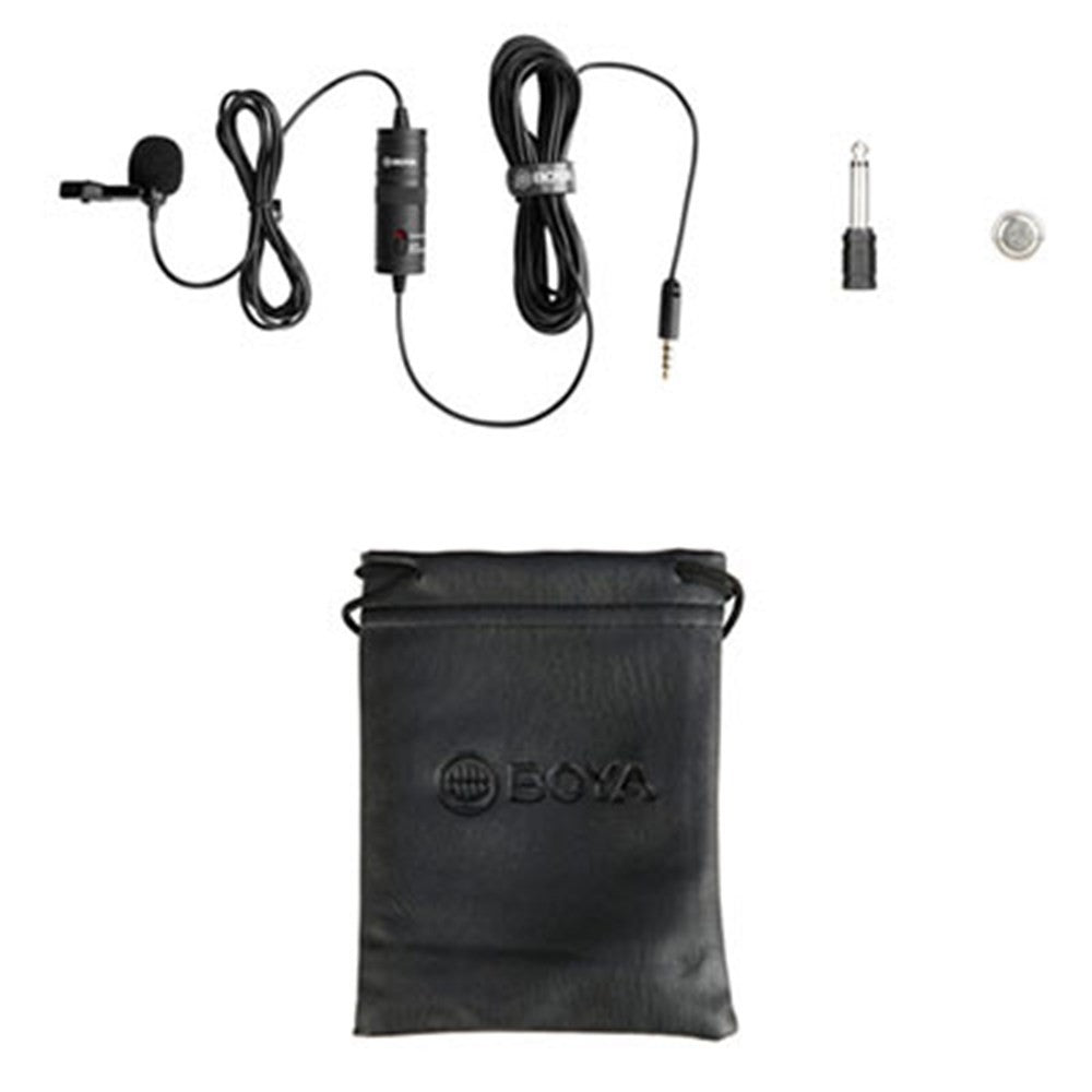 Fovitec Clip On Microphone for TikTok, YouTube, Podcast & DSLR Cameras,Phones