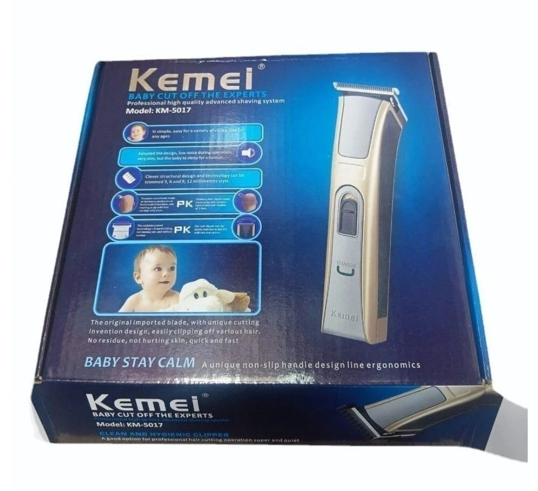 Professional Hair Trimmer Soft Baby Cut 4 Attachments Rechargeable