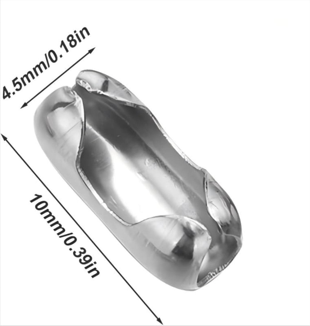 Blind Chain Connectors, Ball Chain Connectors for Roller, Stainless Steel- 10Pcs