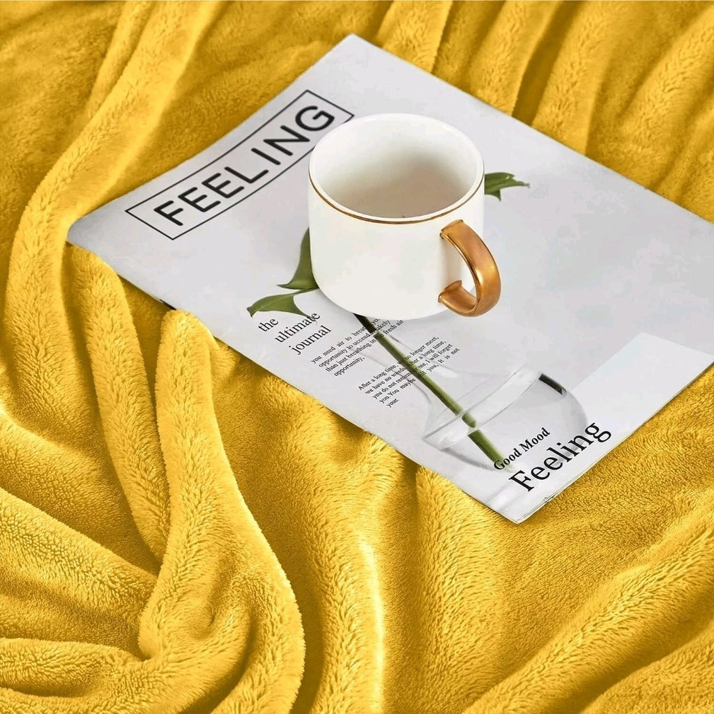 Luxury Super Soft Large Fleece Blanket Sofa Bed Mink Throw Faux Fur Blankets