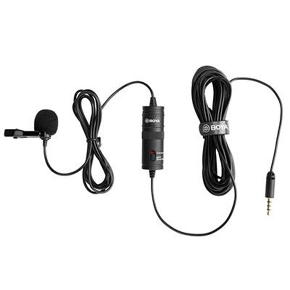 Fovitec Clip On Microphone for TikTok, YouTube, Podcast & DSLR Cameras,Phones