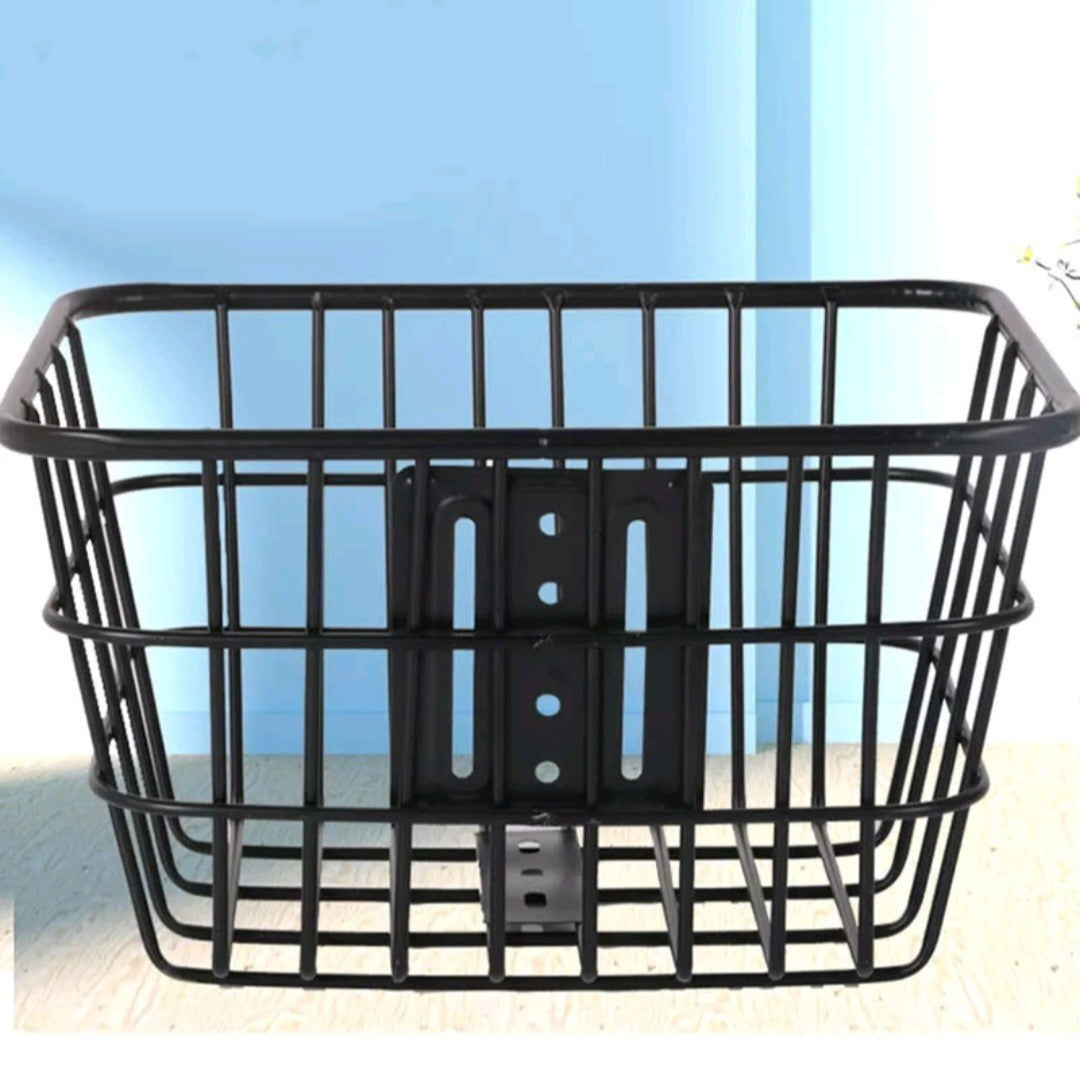 Bike Front Basket Universal Rustproof Strong Load Bearing Iron