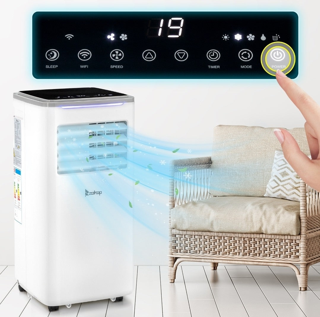 3 In 1 Portable Air Conditioner 8000BTU Mobile AC Unit, Fan,Dehumidifier