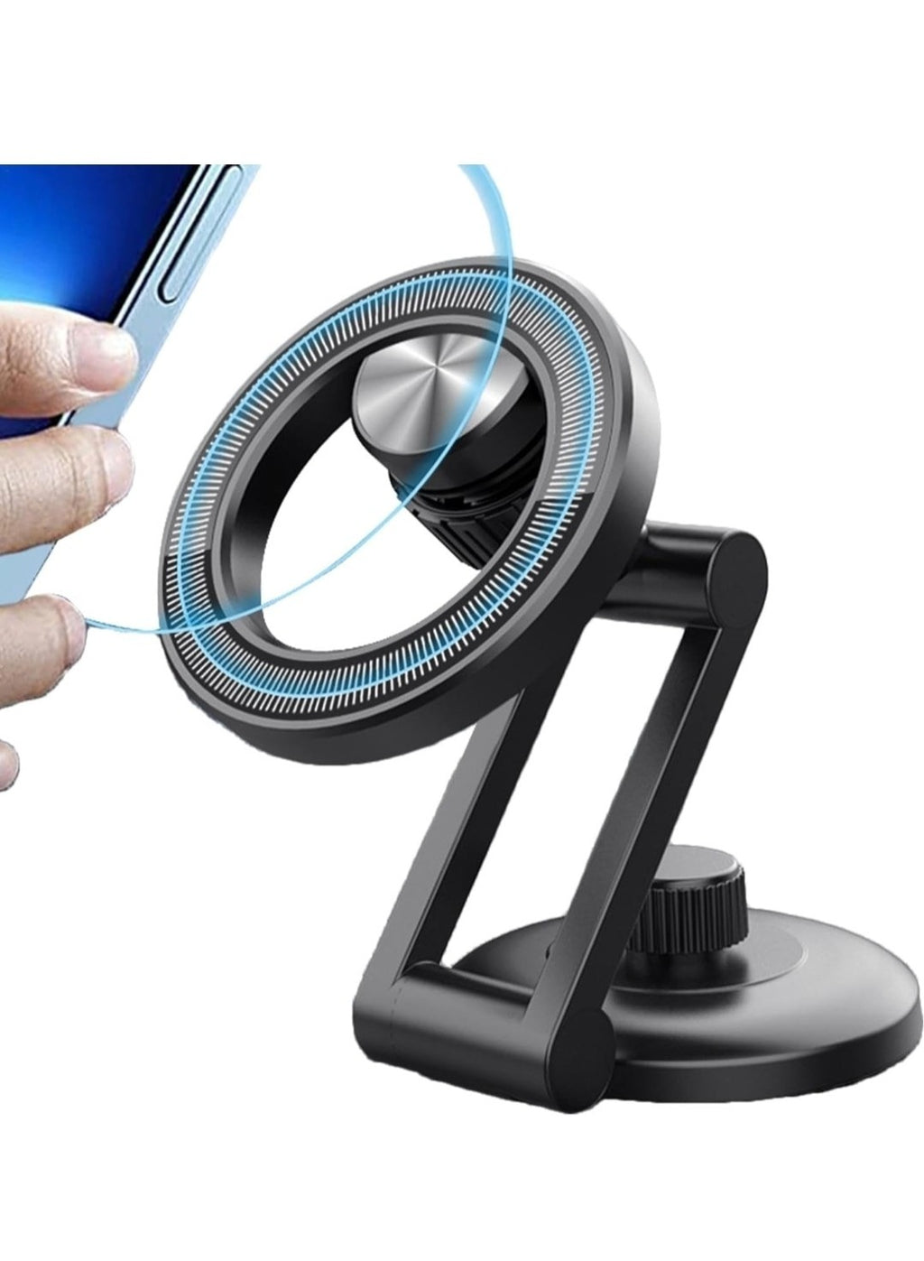 Magnetic Car Phone Holder | Air Vent & Suction Mount | Universal 360° Rotation