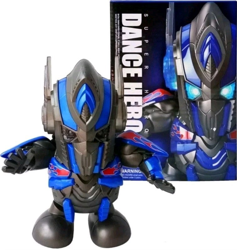 Optimus Prime Transformer Action Figure Dance Super Hero Robot Toy Dancing Music