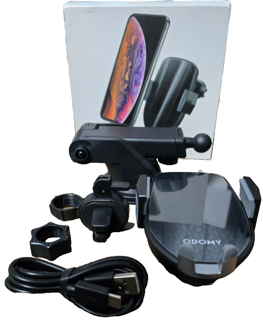 Wireless Car Charger Mount 10W  Automatic Clamping Phone Holder  2-in-1