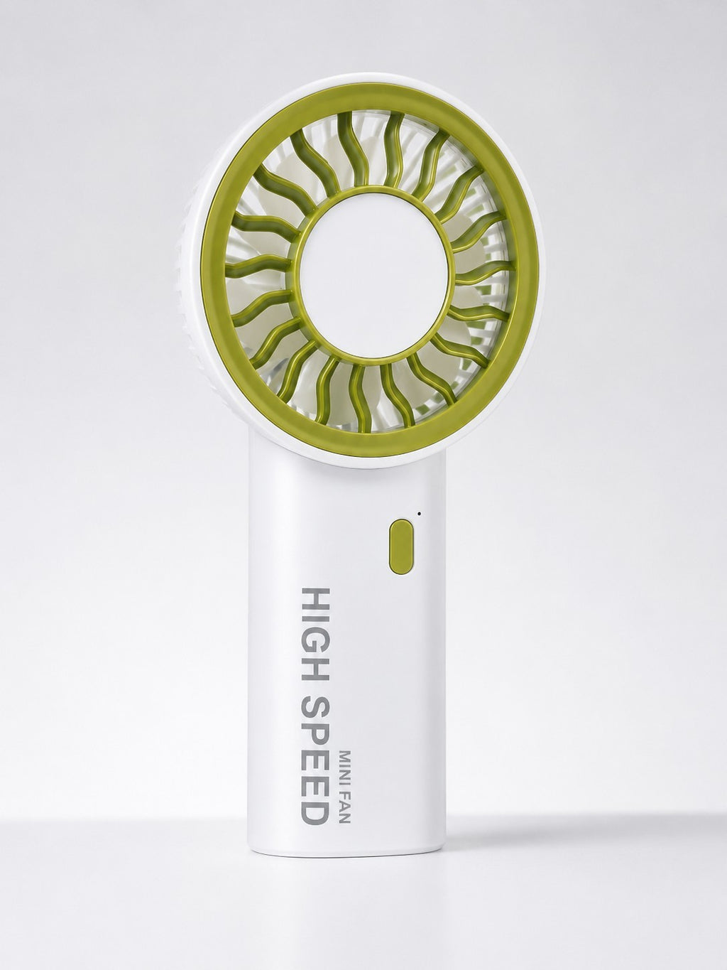 Portable Handheld Mini Fan USB Rechargeable High Speed Cooling Fan 3 Speed White