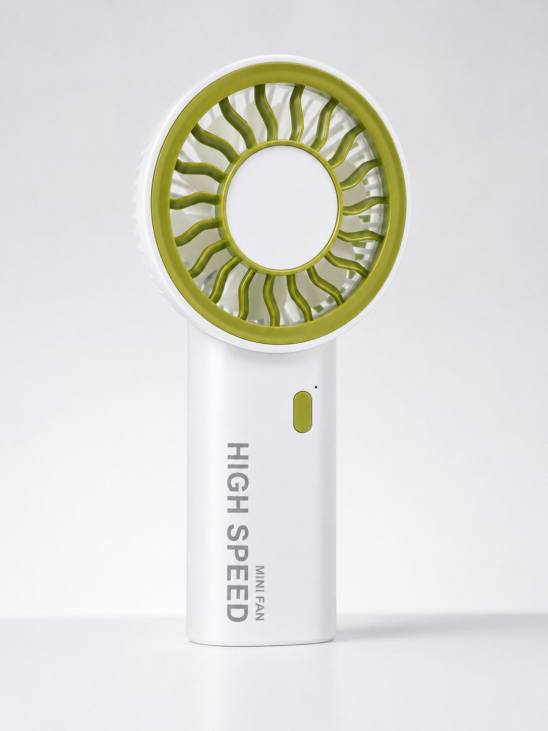 Portable Handheld Mini Fan USB Rechargeable High Speed Cooling Fan 3 Speed White
