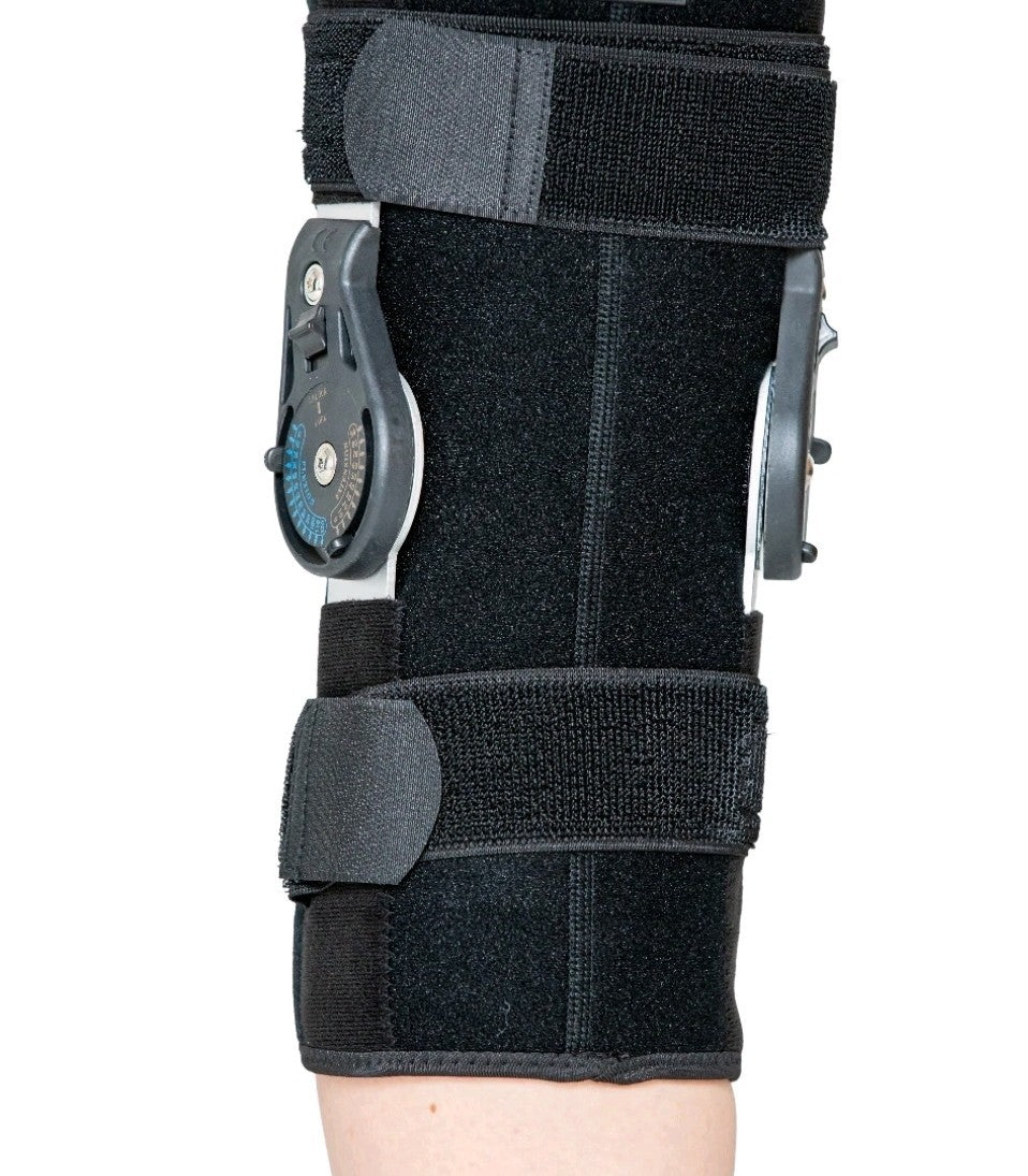 Hinged Locking Knee Support Brace For Arthritis Tendon Ligament Pain Relief