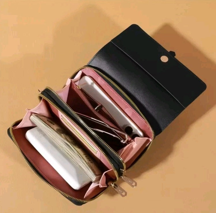 Roulens Small Crossbody Shoulder Bag For Women,Cellphone Bags Card Holder Wallet