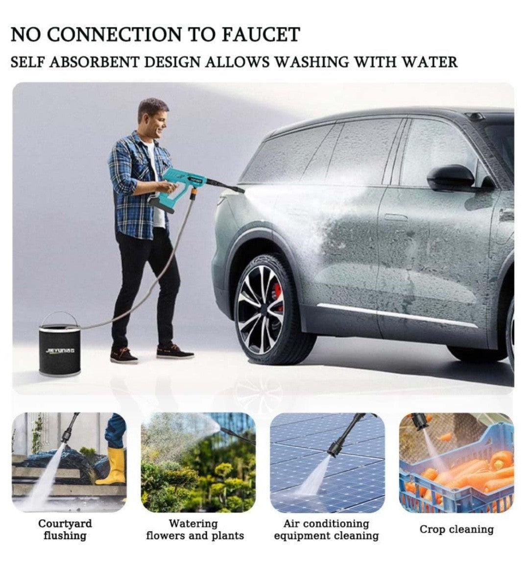 RONTALY (YC-1801) 3 In 1 Nozzle Cordless Pressure Washer + Accessory NO BATTERY 