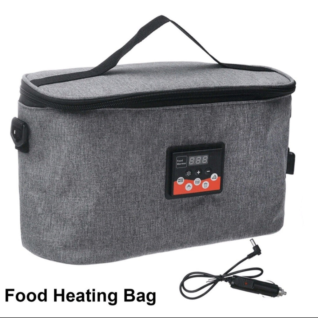 Portable 8L 12V Car Food Heating Bag Warmer Container LCD Digital Temp Display