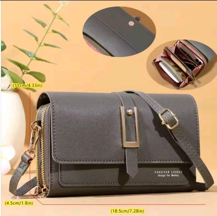 Roulens Small Crossbody Shoulder Bag For Women,Cellphone Bags Card Holder Wallet