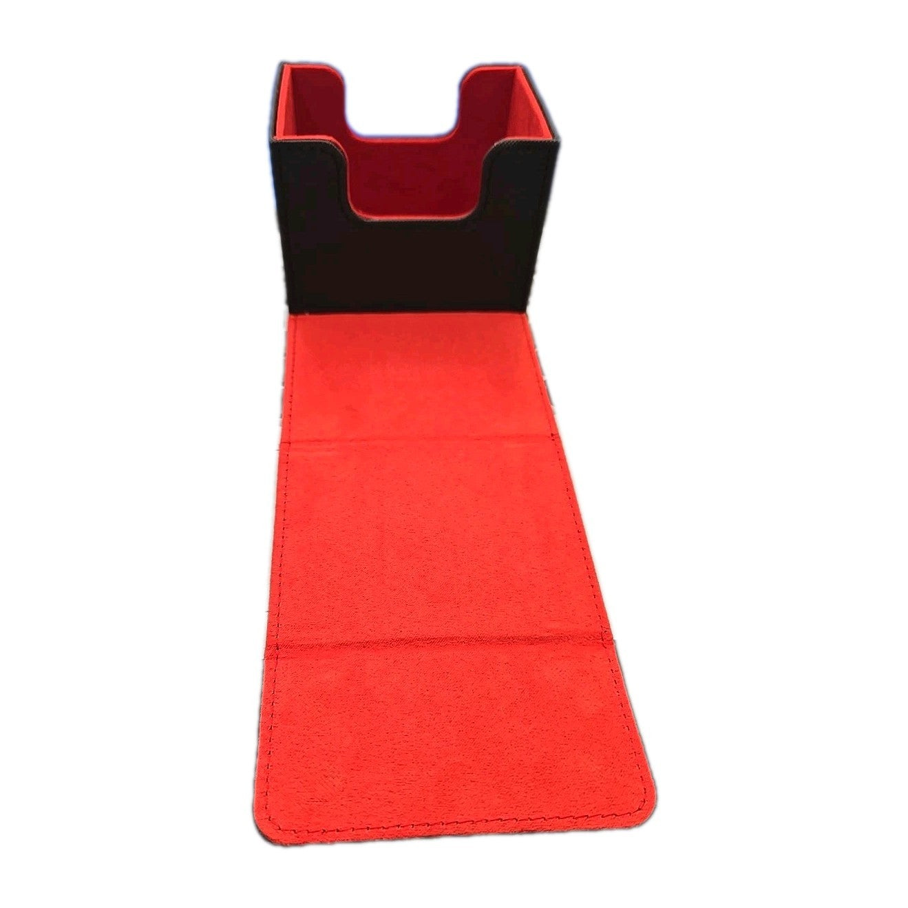 Premium Deck Boxes Card Holder - Strong Magnetic Clips - Single Black 