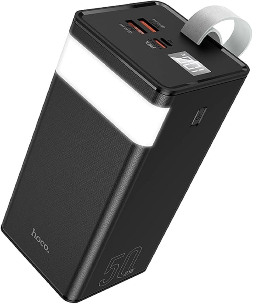 Hoco Super Fast Power Bank 40000mAh 4 Output, Micro / Type-C Input,Type-c Output