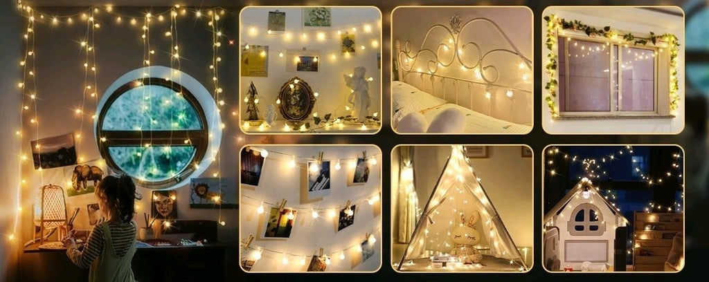 10M Christmas LED String Light Purple For Indoor & Outdoor Usb Plugin + Remote 