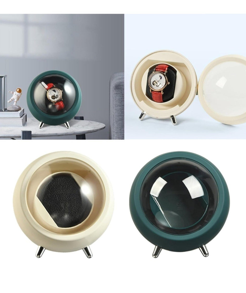 Automatic Rotating Watch Winder Box Display Storage Organizer USB/ Battery Modes