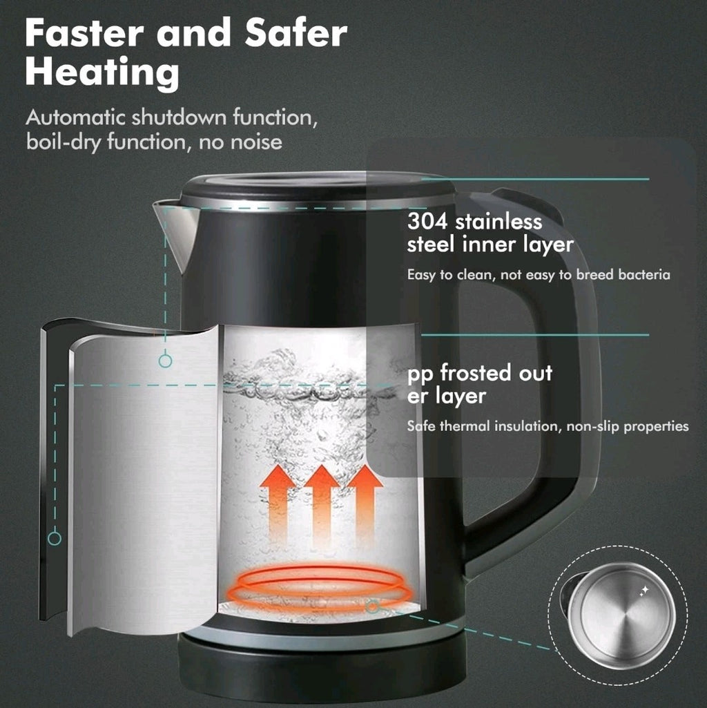 800Ml Kettles Electric Travel Compact Travel Electric Kettles Cordless Fast Boil