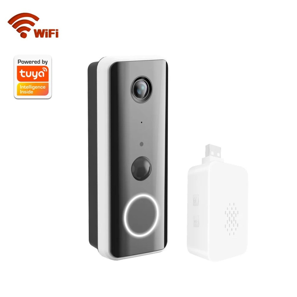 1080P WIFI Smart Video Doorbell Wireless Doorbell Video Intercom,Usb Indoor Chim