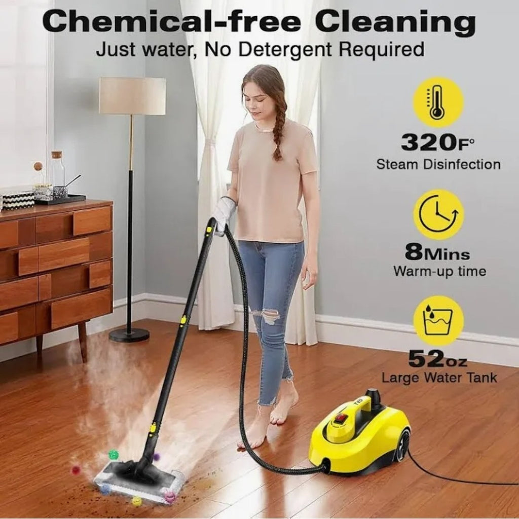 Multi-Purpos TVD Steam Cleaner SW-608 & Steam Mop for Floor Cleaning Accessories