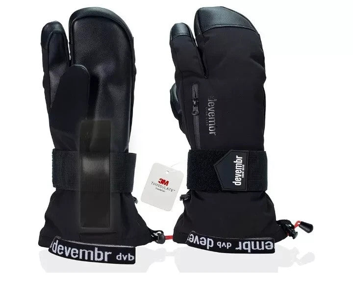 DEVEMBR Snowboarding SKI Warm Gloves Mittens Touch Screen Waterproof  S/M/L Size