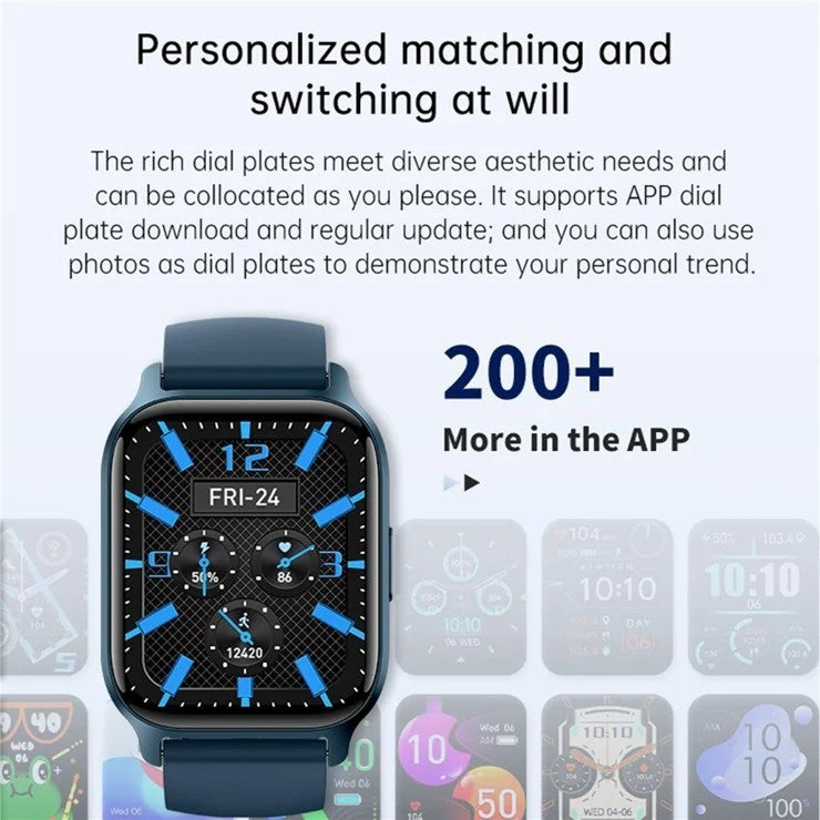 Smart Watch Fitness Tracker Heart Rate Bluetooth Call Men Women Sport Watches UK
