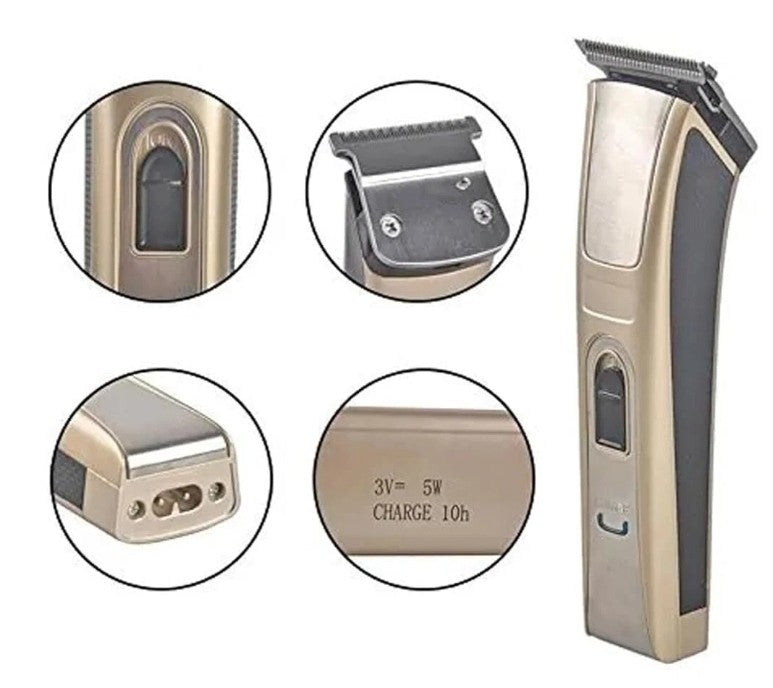 Professional Hair Trimmer Soft Baby Cut 4 Attachments Rechargeable