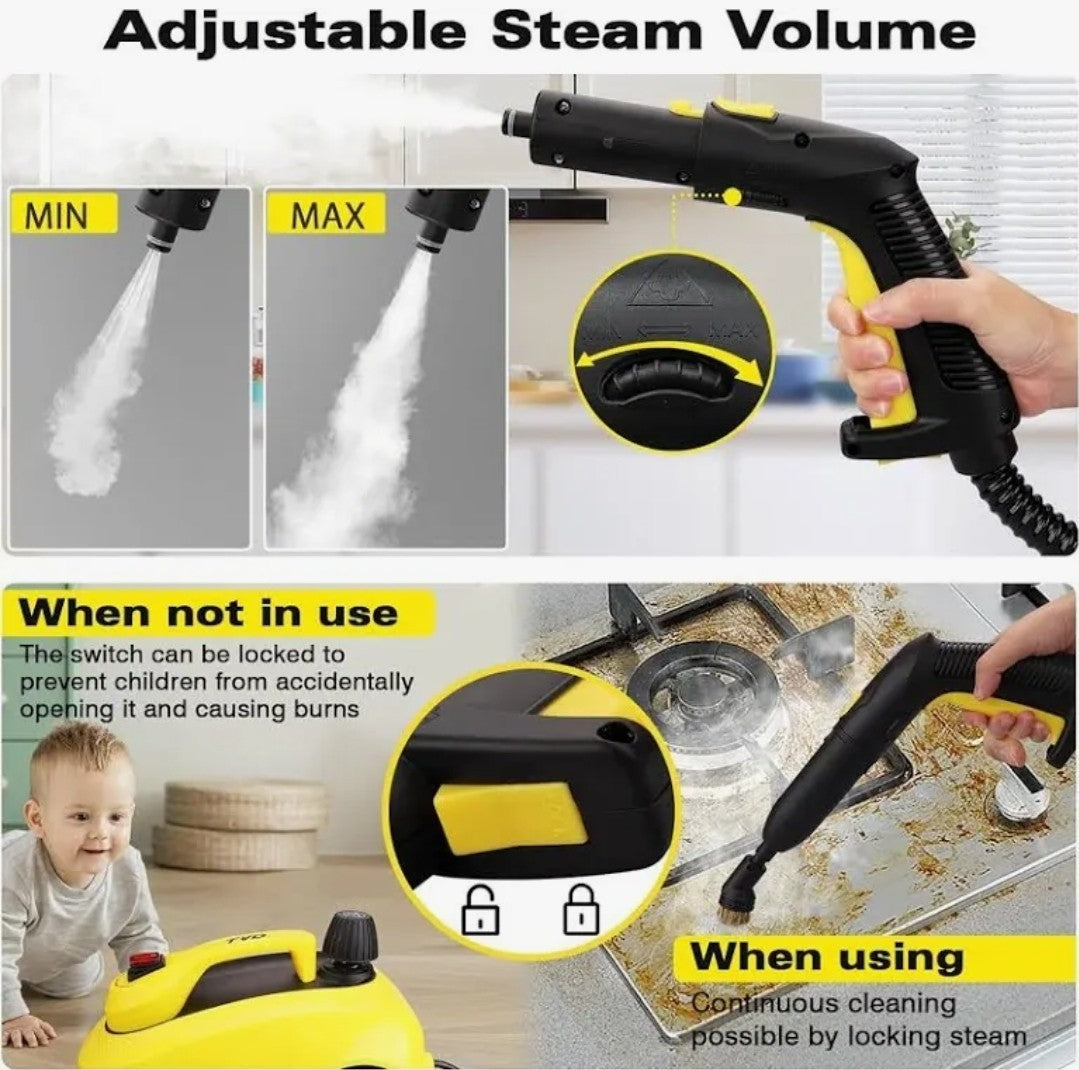 Multi-Purpos TVD Steam Cleaner SW-608 & Steam Mop for Floor Cleaning Accessories